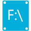 Drive F Icon 64x64 png